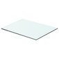 vidaXL stikla plauktu paneļi, 2 gab., 40x25 cm, caurspīdīgi цена и информация | Plaukti | 220.lv