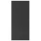 vidaXL grāmatu plaukts, 66x30x130 cm, melns, skaidu plāksne cena un informācija | Plaukti | 220.lv