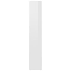 vidaXL 4-līmeņu grāmatu plaukts, balts, 60x24x142 cm, skaidu plāksne цена и информация | Полки | 220.lv