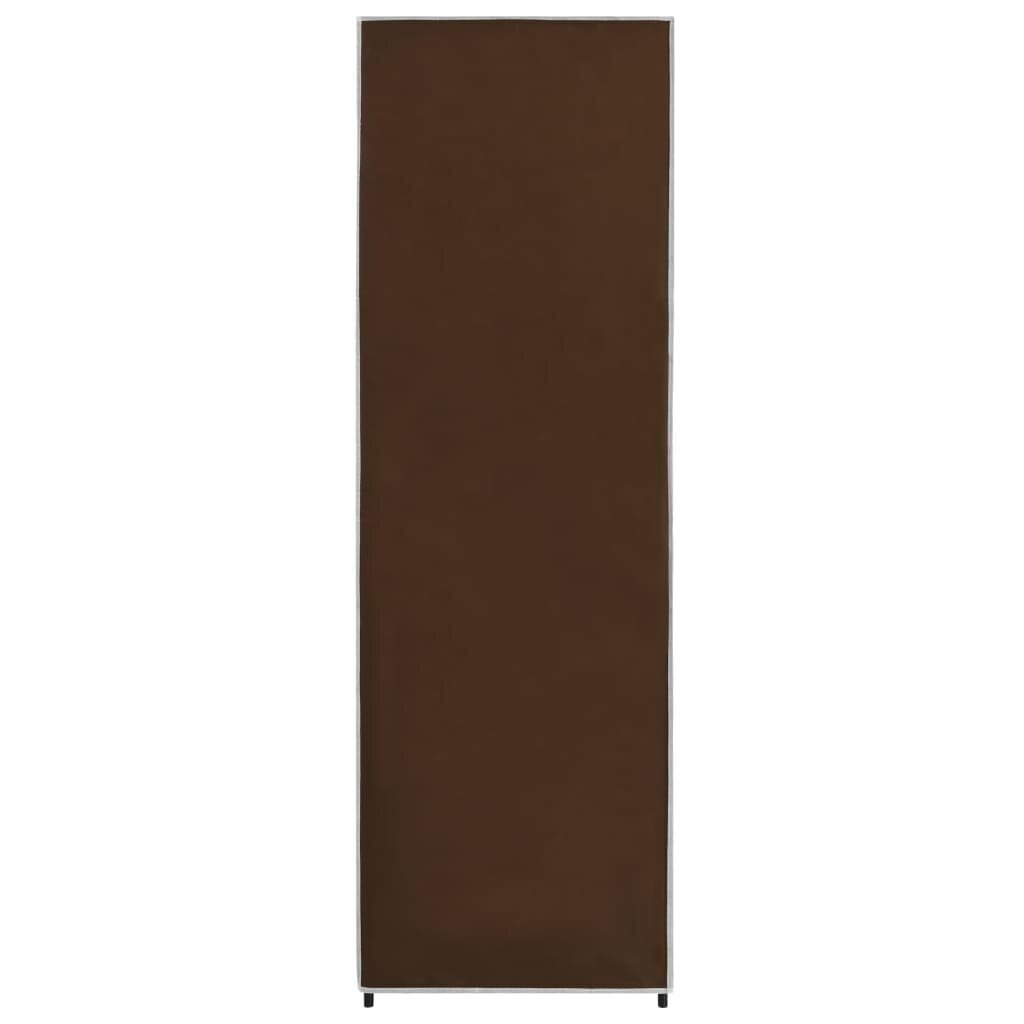 vidaXL skapis, 87x49x159 cm, brūns audums cena un informācija | Skapji | 220.lv