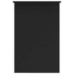 vidaXL rakstāmgalds, 100x50x76 cm, skaidu plāksne, melns цена и информация | Компьютерные, письменные столы | 220.lv