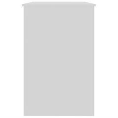 vidaXL rakstāmgalds, balts, 100x50x76 cm, skaidu plāksne цена и информация | Компьютерные, письменные столы | 220.lv