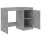 vidaXL rakstāmgalds, betona pelēks, 100x50x76 cm, skaidu plāksne цена и информация | Datorgaldi, rakstāmgaldi, biroja galdi | 220.lv