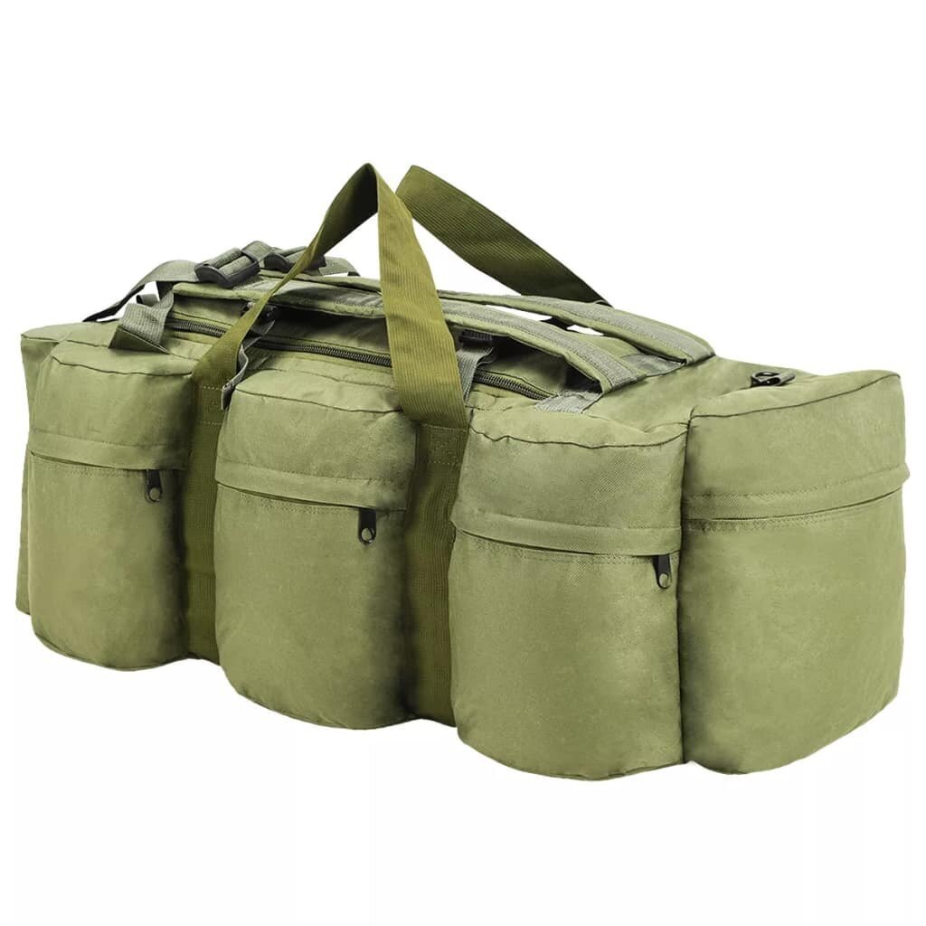 VidaXL soma, armijas stils, 120 L, olīvu zaļa cena | 220.lv