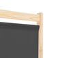 vidaXL 6-paneļu istabas aizslietnis, 240x170x4 cm, pelēks audums цена и информация | Aizslietņi | 220.lv