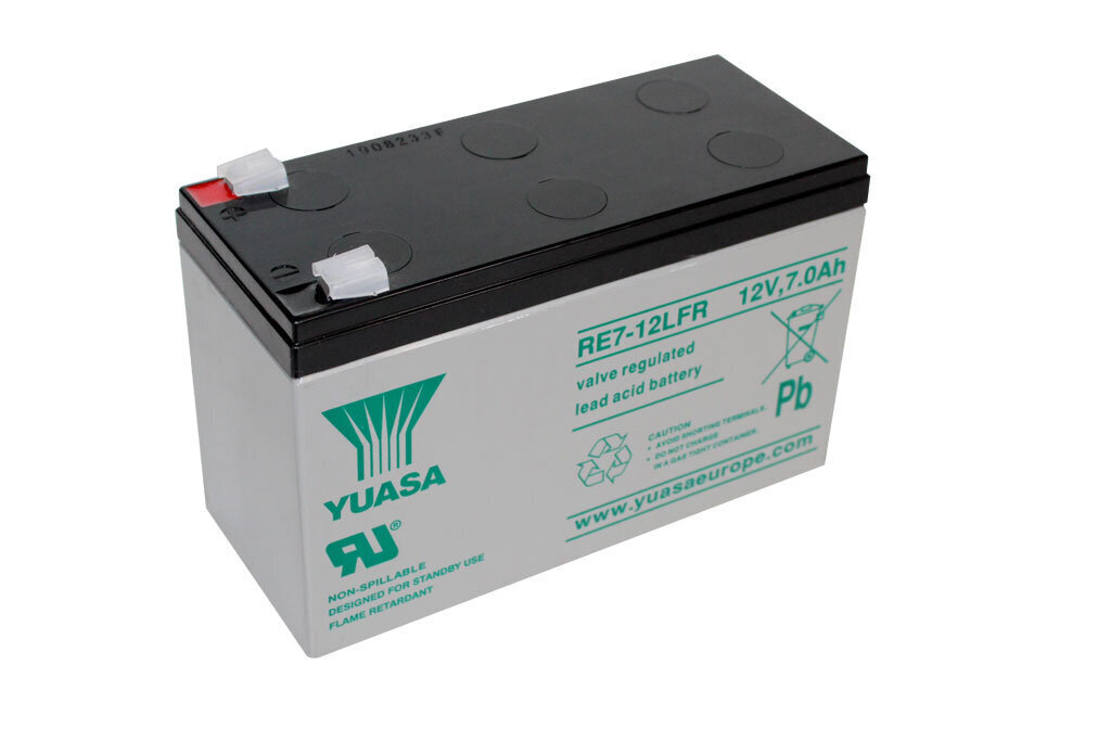 Yuasa 12 V 7 Ah rūpnieciskais akumulators RE7-12FR цена и информация | Akumulatori | 220.lv