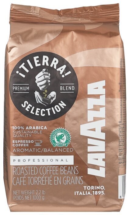 Kafijas pupiņas Lavazza Tierra Selection 1 kg цена и информация | Kafija, kakao | 220.lv