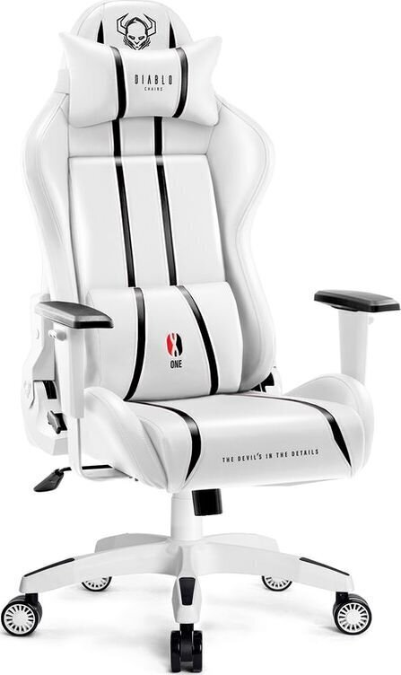 Spēļu krēsls Diablo X-One Normal, balts цена и информация | Biroja krēsli | 220.lv