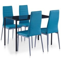 vidaXL piecdaļīgs virtuves mēbeļu komplekts, zils цена и информация | Комплекты мебели для столовой | 220.lv