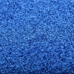 vidaXL durvju paklājs, mazgājams, zils, 90x150 cm цена и информация | Придверный коврик | 220.lv