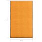 vidaXL durvju paklājs, mazgājams, oranžs, 90x150 cm cena un informācija | Kājslauķi | 220.lv