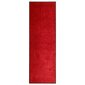 vidaXL durvju paklājs, mazgājams, sarkans, 60x180 cm cena un informācija | Kājslauķi | 220.lv