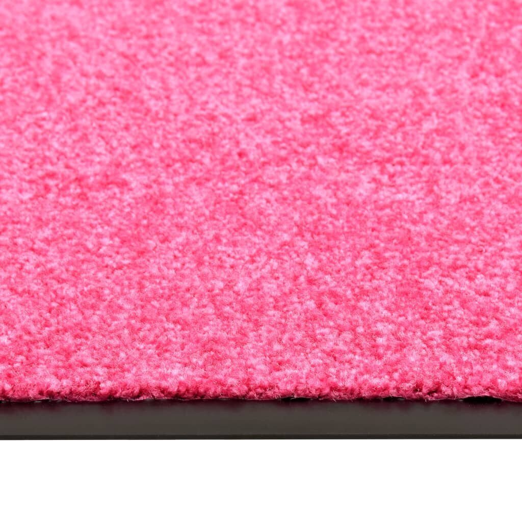 vidaXL durvju paklājs, mazgājams, rozā, 120x180 cm цена и информация | Kājslauķi | 220.lv
