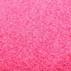 vidaXL durvju paklājs, mazgājams, rozā, 60x90 cm cena un informācija | Kājslauķi | 220.lv