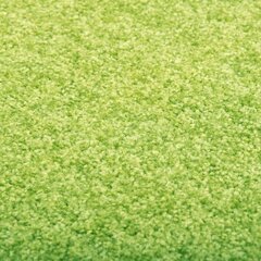 vidaXL durvju paklājs, mazgājams, zaļš, 60x180 cm цена и информация | Придверные коврики | 220.lv
