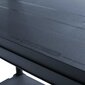 vidaXL uzglabāšanas plaukts, melns, 500 kg, 100x40x180 cm, plastmasa cena un informācija | Saimniecības plaukti | 220.lv