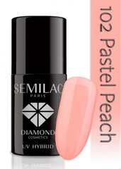 Gēlu nagu laka Semilac UV Hybrid 7 ml 043 Electric Pink , 102 Pastel Peach цена и информация | Лаки для ногтей, укрепители | 220.lv