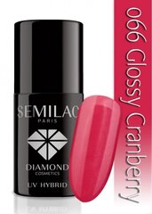 Gēlu nagu laka Semilac UV Hybrid 7 ml 043 Electric Pink , 066 Glossy Cranberry cena un informācija | Nagu lakas, stiprinātāji | 220.lv