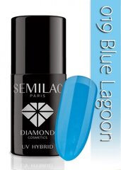 Гель-лак для ногтей Semilac 019 Blue Lagoon, 7 мл цена и информация | Лаки для ногтей, укрепители | 220.lv