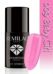 Gēlu nagu laka Semilac UV Hybrid 7 ml 043 Electric Pink , 009 Baby Girl cena un informācija | Nagu lakas, stiprinātāji | 220.lv