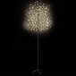 vidaXL Ziemassvētku koks, 220 LED, silti balta gaisma, ķirsis, 220 cm cena un informācija | Ziemassvētku dekorācijas | 220.lv