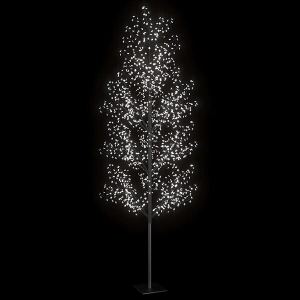 VidaXL Ziemassvētku koks, 1200 LED, auksti balta gaisma, ķirsis, 400cm цена  | 220.lv