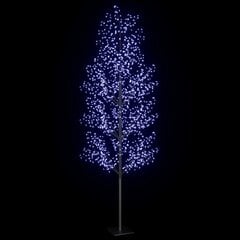 vidaXL Ziemassvētku koks, 1200 LED, zila gaisma, ķirsis, 400 cm цена и информация | Рождественские украшения | 220.lv