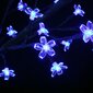 vidaXL Ziemassvētku koks, 1200 LED, zila gaisma, ķirsis, 400 cm cena un informācija | Ziemassvētku dekorācijas | 220.lv