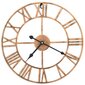 vidaXL sienas pulkstenis, 40 cm, metāls, zelta krāsa cena un informācija | Pulksteņi | 220.lv