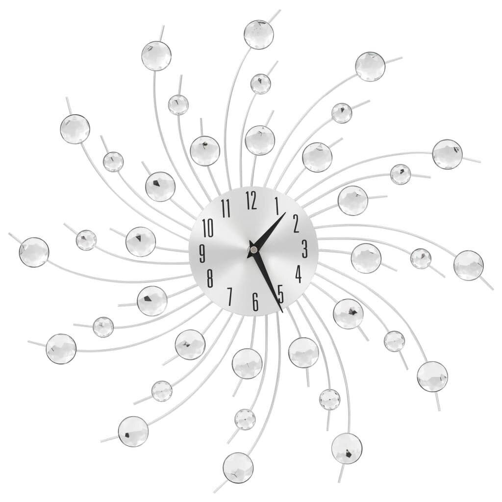 vidaXL sienas pulkstenis, kvarca mehānisms, moderns dizains, 50 cm цена и информация | Pulksteņi | 220.lv