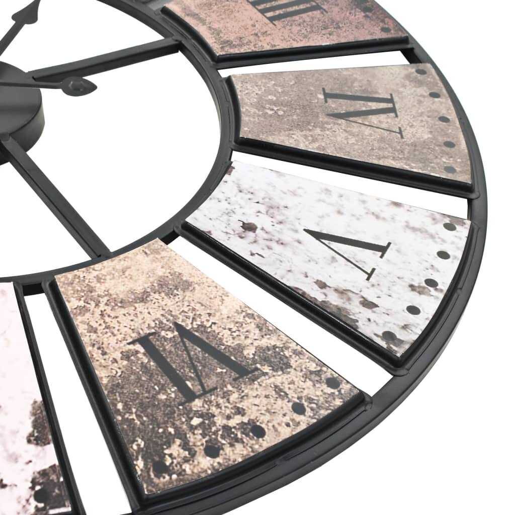 vidaXL vintāžas sienas pulkstenis, kvarca mehānisms, 60 cm, XXL цена и информация | Pulksteņi | 220.lv