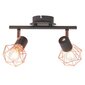vidaXL griestu lampa ar 2 LED kvēlspuldzēm, 8 W cena un informācija | Griestu lampas | 220.lv