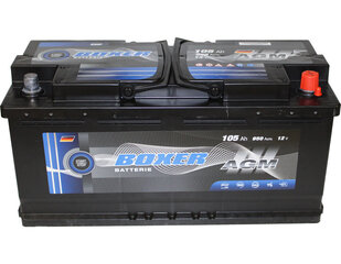 Аккумулятор AGM Boxer Start Stop AGM 105Ач 950А цена и информация | Аккумуляторы | 220.lv