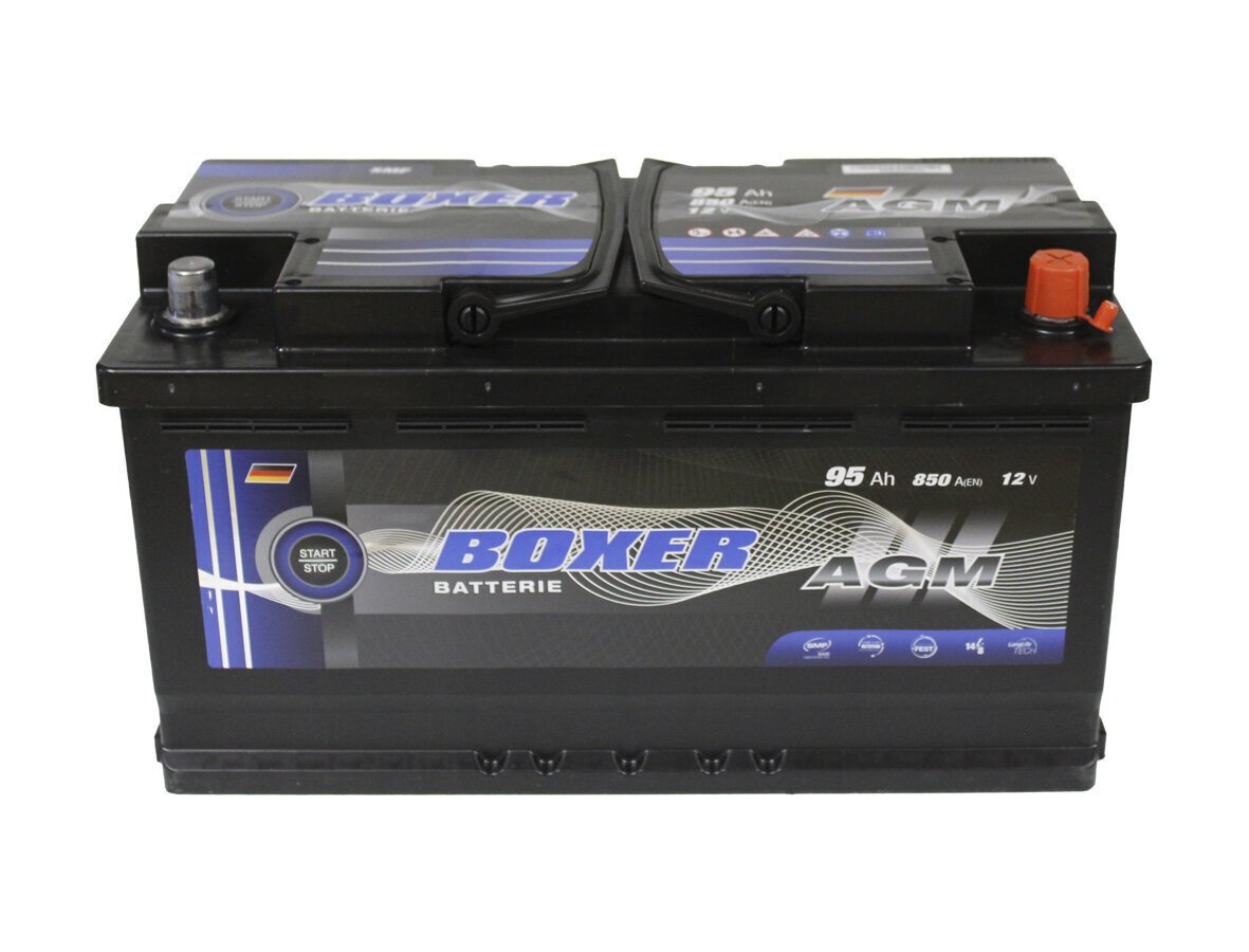Akumulators AGM Boxer Start Stop AGM 95 Ah 850 A cena un informācija | Akumulatori | 220.lv