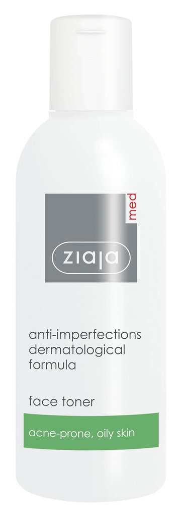 Sejas toniks Ziaja Med Anti-imperfections, 200 ml cena un informācija | Sejas ādas kopšana | 220.lv