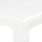 vidaXL kafijas galdiņš, balts, 110x60x40 cm, priedes masīvkoks цена и информация | Žurnālgaldiņi | 220.lv