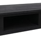 vidaXL konsoles galdiņš, 110x45x76 cm, melns, koks cena un informācija | Žurnālgaldiņi | 220.lv