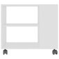 vidaXL galdiņš, balts, 70x35x55 cm, skaidu plāksne цена и информация | Žurnālgaldiņi | 220.lv
