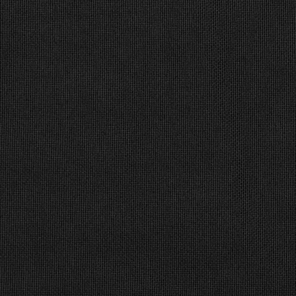 vidaXL biezie aizkari, 2 gab., 140x245 cm, linveida, melni cena un informācija | Aizkari | 220.lv