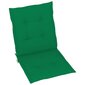 vidaXL dārza krēslu spilveni, 2 gab., zaļi, 100x50x3 cm цена и информация | Dekoratīvie spilveni un spilvendrānas | 220.lv
