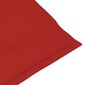 vidaXL dārza krēslu spilveni, 2 gab., sarkani, 100x50x3 cm cena un informācija | Dekoratīvie spilveni un spilvendrānas | 220.lv
