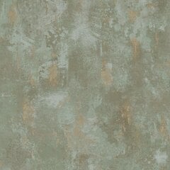 DUTCH WALLCOVERINGS tapete, betona apdruka, zaļa, TP1010 цена и информация | Обои | 220.lv