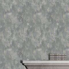 DUTCH WALLCOVERINGS tapete, betona apdruka, zaļa, TP1008 цена и информация | Обои | 220.lv