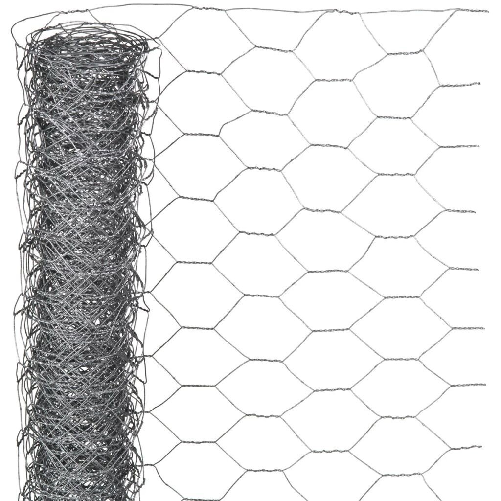 Nature sieta žogs, sešstūrains, 0,5x10 m, 25 mm, cinkots tērauds cena un informācija | Žogi un piederumi | 220.lv