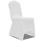 vidaXL krēslu pārvalki, 30 gab., balts elastīgs audums cena un informācija | Mēbeļu pārvalki | 220.lv