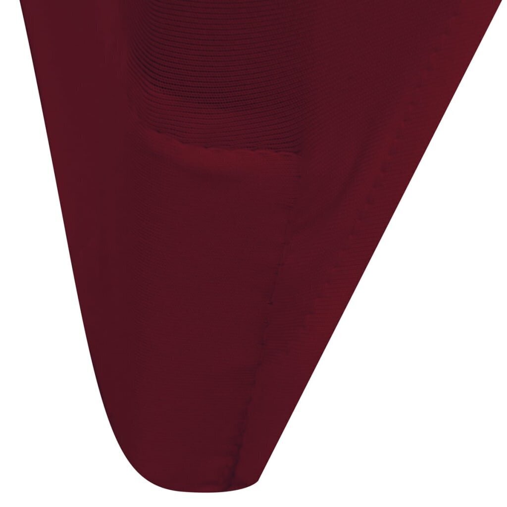 vidaXL krēslu pārvalki, 24 gab., vīnsarkans elastīgs audums цена и информация | Mēbeļu pārvalki | 220.lv