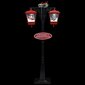 vidaXL Ziemassvētku ielas lampa ar salavecīti, 81x40x188 cm, PVC cena un informācija | Svētku dekorācijas | 220.lv
