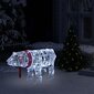 vidaXL Ziemassvētku dekorācija, lācis, 45 LED, 71x20x38 cm, akrils цена и информация | Svētku dekorācijas | 220.lv