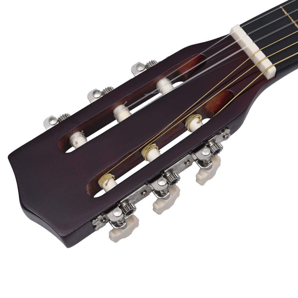 vidaXL 8-daļīgs klasiskās ģitāras komplekts bērniem, 1/2, 34" cena un informācija | Ģitāras | 220.lv