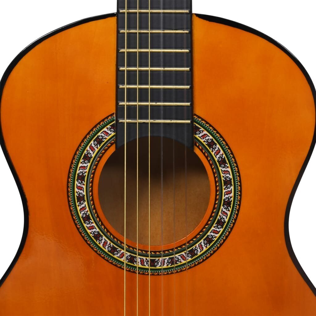 vidaXL 8-daļīgs klasiskās ģitāras komplekts bērniem, 1/2, 34" cena un informācija | Ģitāras | 220.lv
